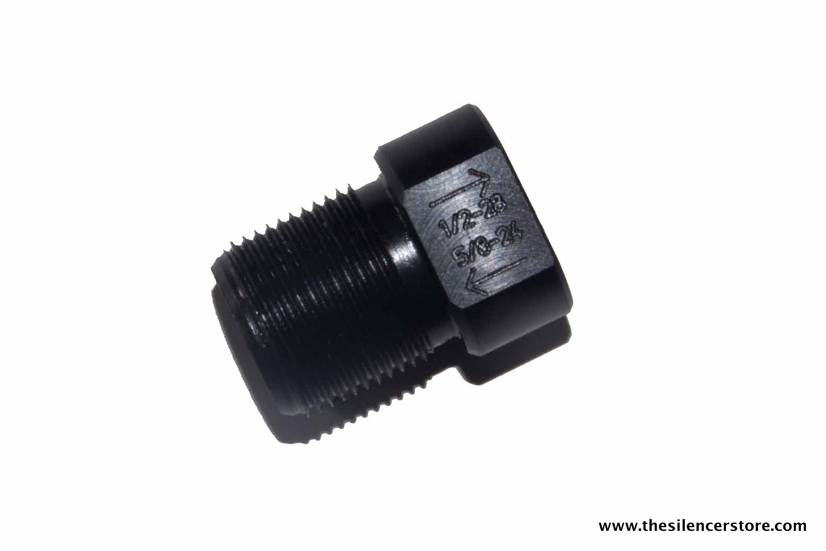 Xcaliber Adapters 1/2-32 To 5/8-24 Thread Adapter – Carbon Steel, Black, USA Made