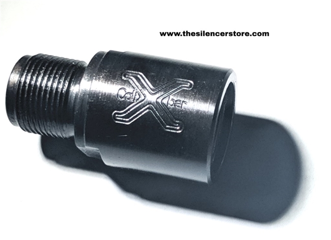 Pencil Barrel Seating Thread Adapter & .5 Inch Barrel Extender Adapter: 5/8-24 to 5/8-24