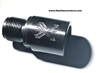 Pencil Barrel Seating Thread Adapter & .5 Inch Barrel Extender Adapter: 5/8-24 to 5/8-24