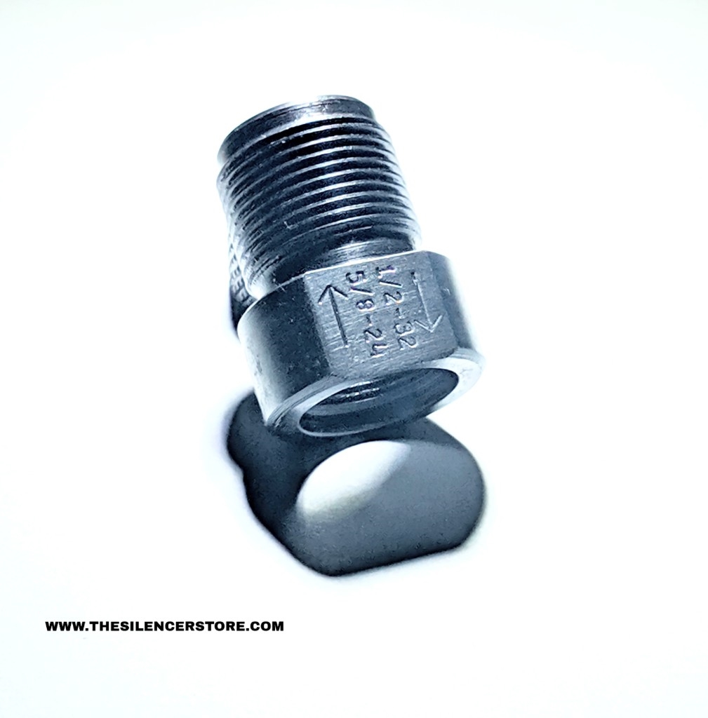 1/2-32 to 5/8-24 Silencer Thread Adapter