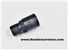 Pencil Barrel Seating Thread Adapter & .5 Inch Barrel Extender Adapter: 5/8-24 to 5/8-24